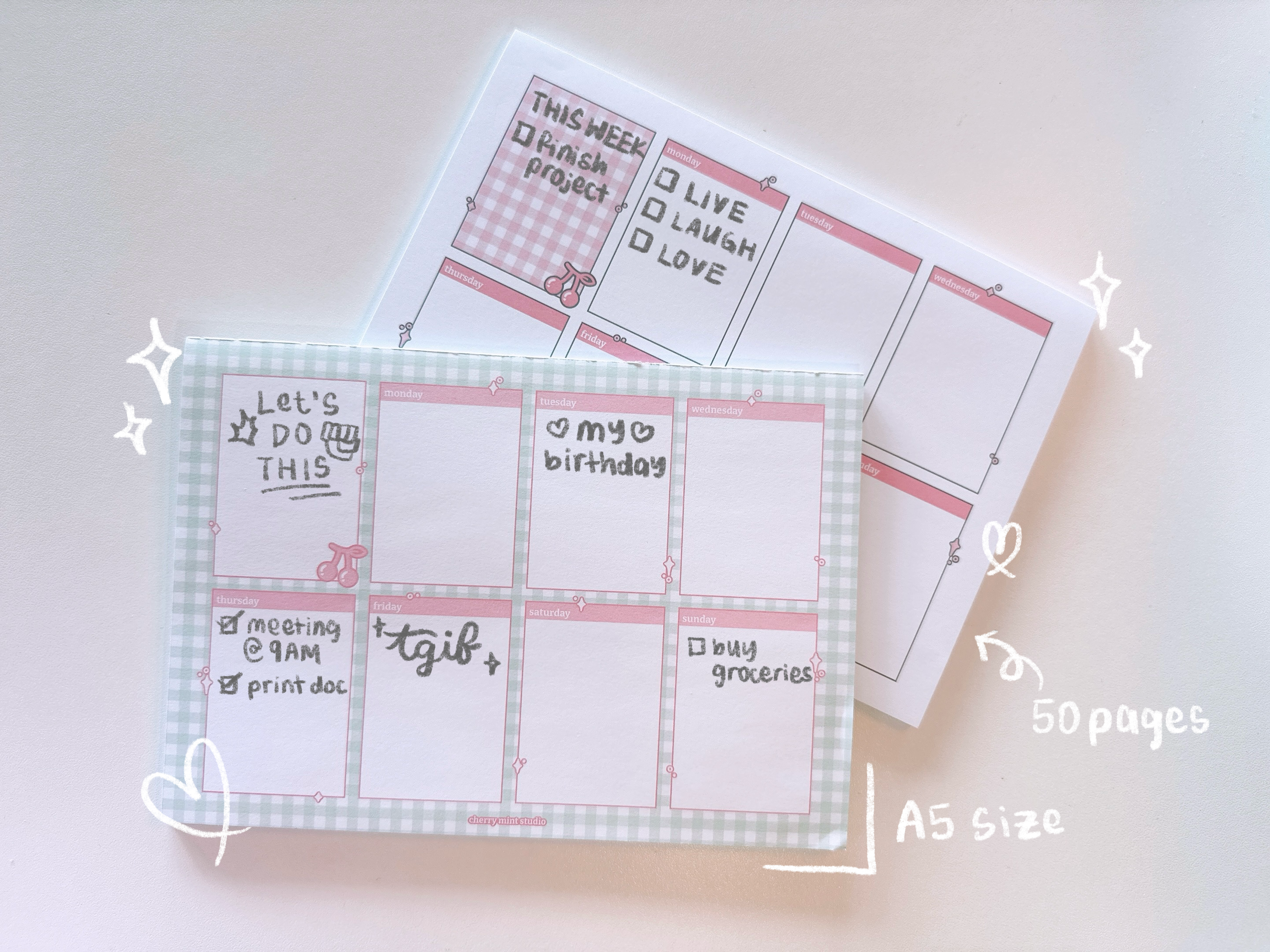 weekly planner [cherrymintstudio]