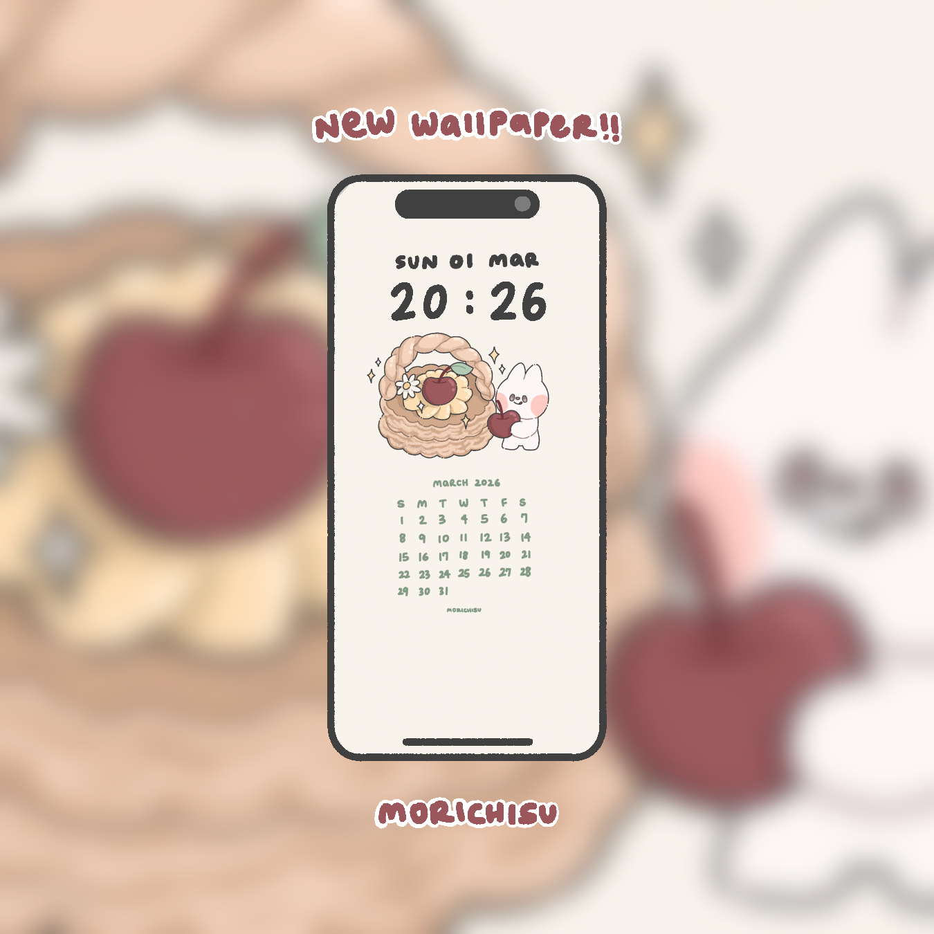 [morichisu] march 2026 free wallpaper