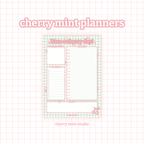 [cherrymintstudio] daily planners