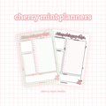 [cherrymintstudio] daily planners