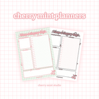 [cherrymintstudio] daily planners