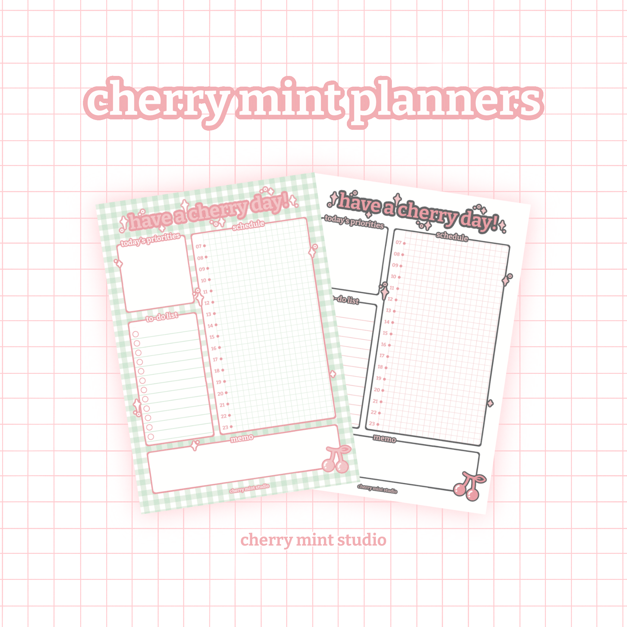 daily notepads [cherrymintstudio]