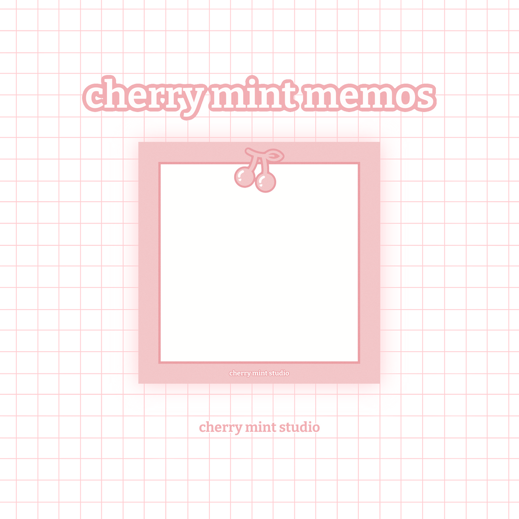 [cherrymintstudio] memopads
