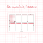 [cherrymintstudio] weekly planners