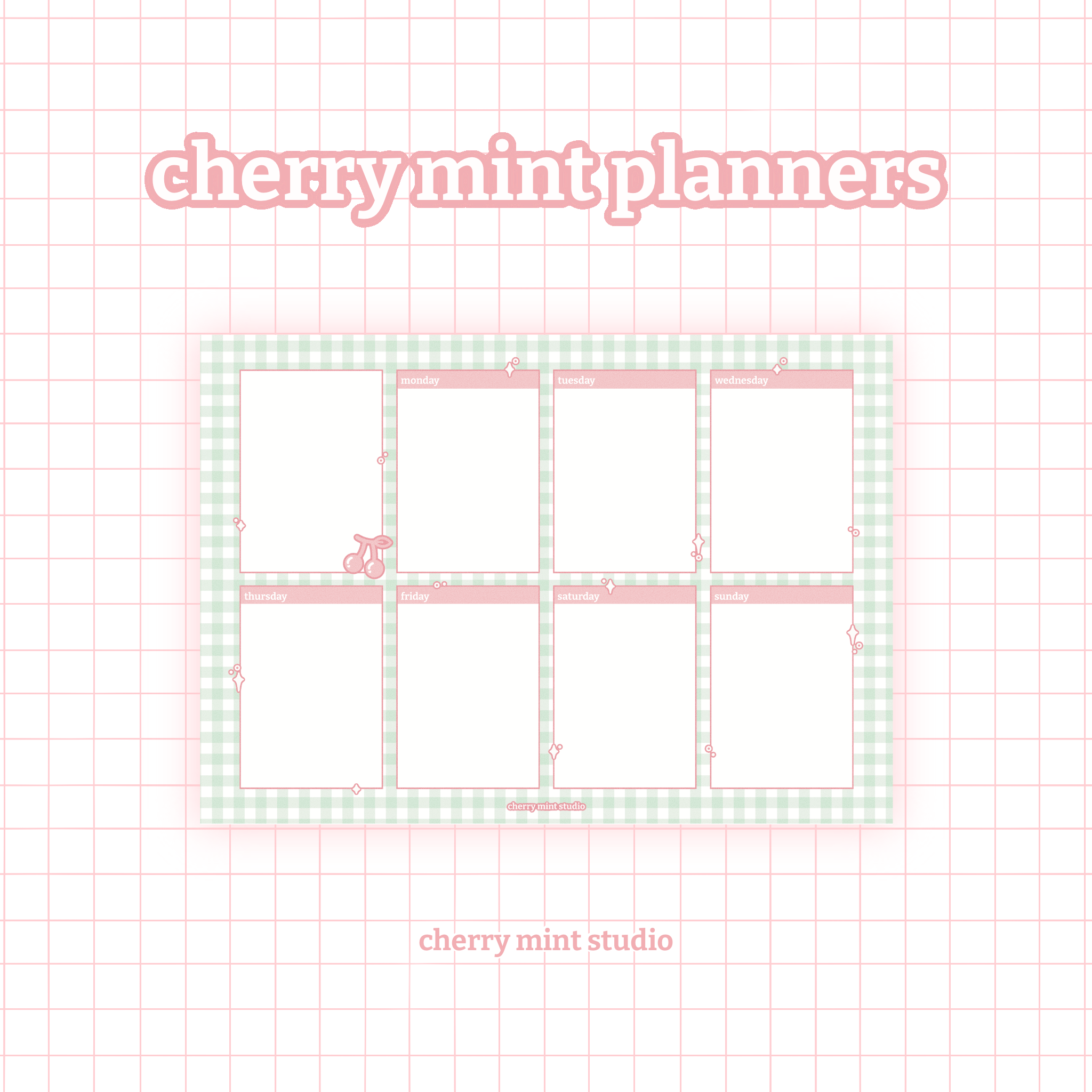 weekly planner [cherrymintstudio]