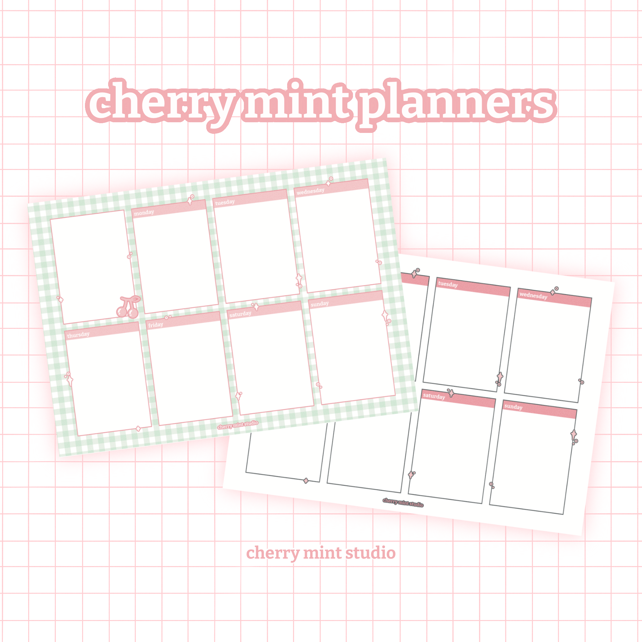 weekly planner [cherrymintstudio]